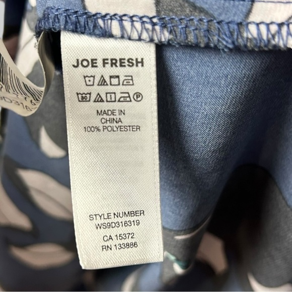 Joe Fresh Floral Belted Shirt Dress M - Picture 5 of 5